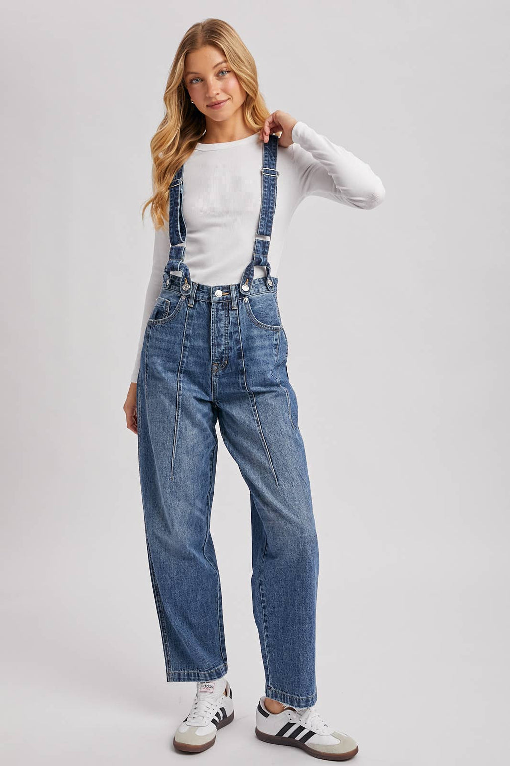 Detachable Suspender Jeans