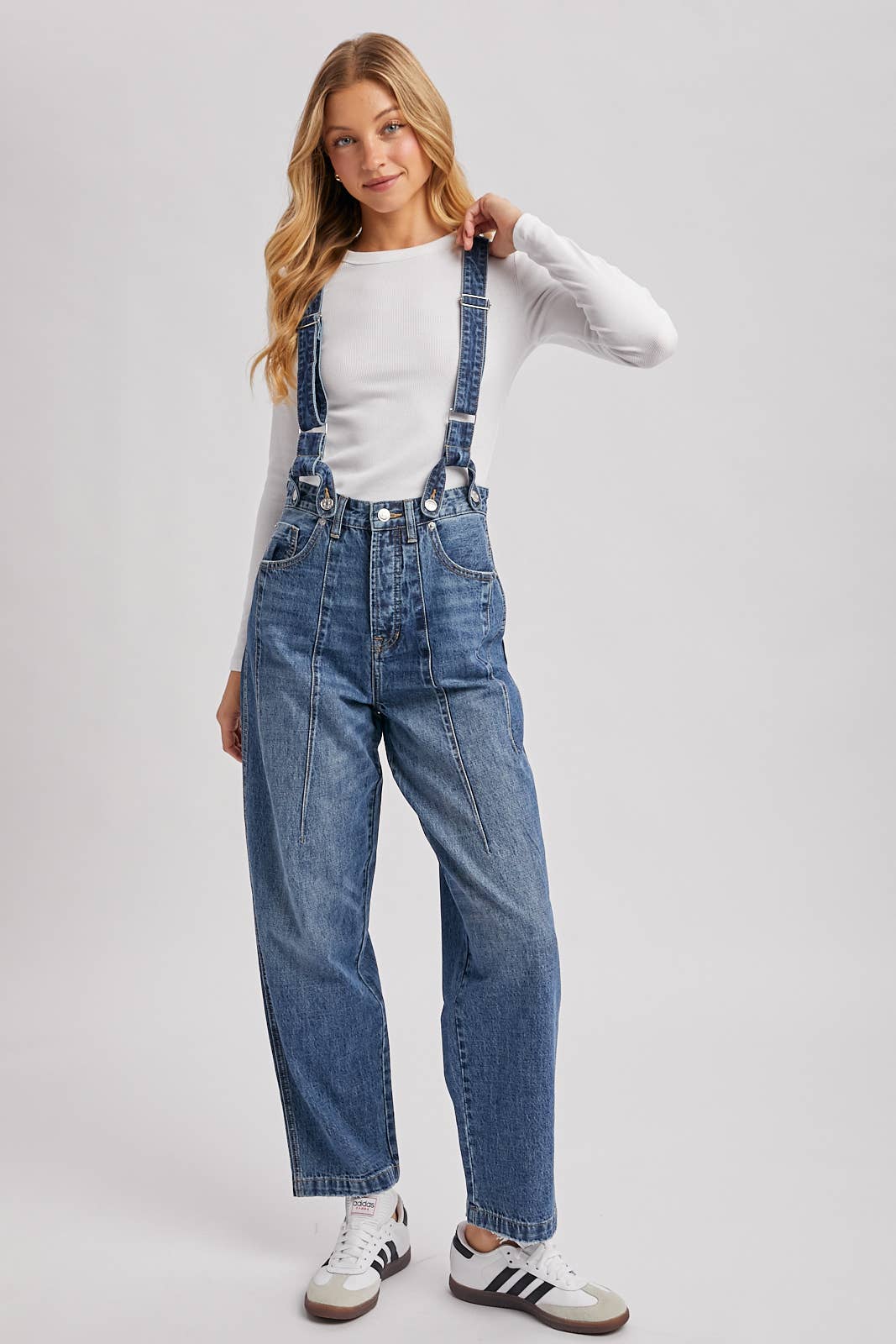 Detachable Suspender Jeans