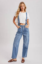 Detachable Suspender Jeans