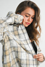 Laura Plaid Washed Flannel shirt