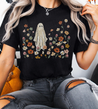 Wildflower Ghost Halloween Graphic Tee