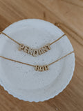 The Pendant Bar — Custom Initial Letter Necklace