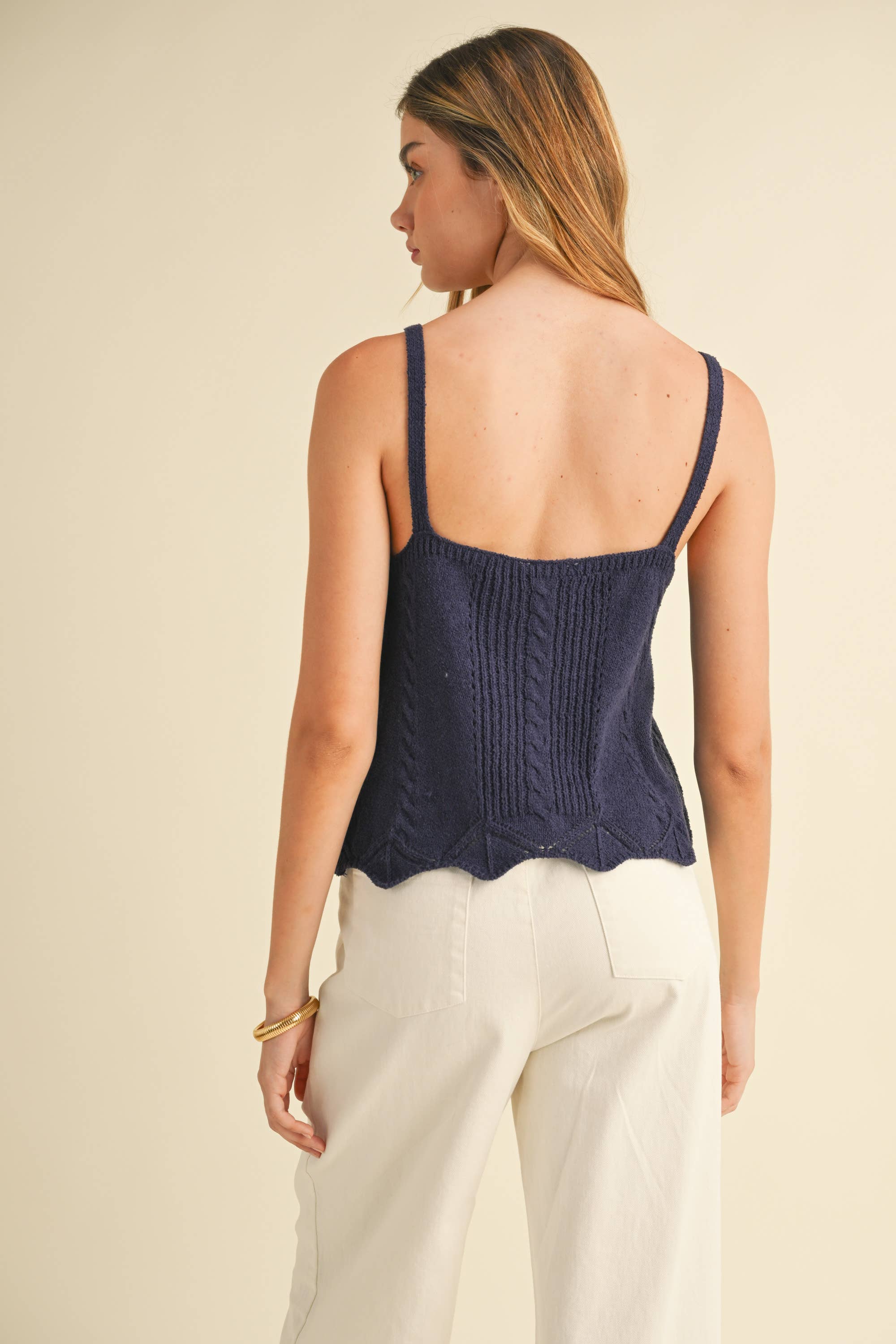 Crop Sweater Tank