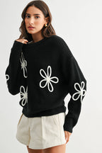 Daisy Loop Knit Sweater