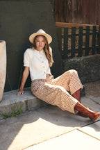 Weekend Coffee Cotton Cardigan – Ivory
