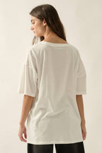 Dalmatians Garment-Washed Oversized Graphic Tee