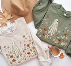 Wildflower Ghost Halloween Graphic Tee