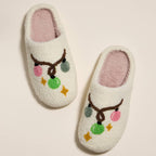 Festive Lights House Slippers