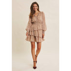 ROMANTIC IN EVERY WAY FLORAL TIERED RUFFLE MINI DRESS