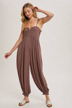 Shoulder Tie Jumpsuit