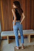 Knit Sweater Crew Neck Sleeveless Crop Top