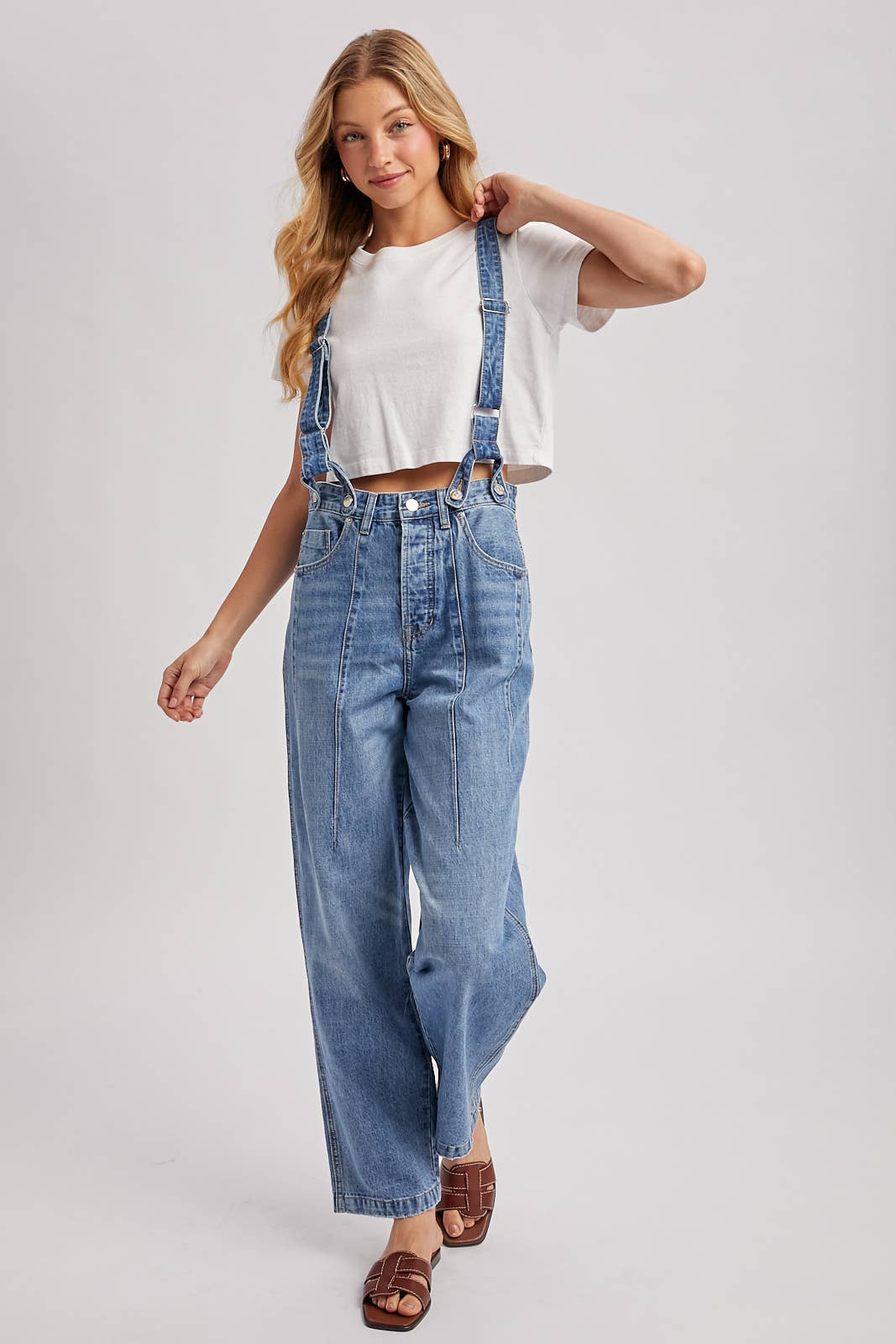 Detachable Suspender Jeans