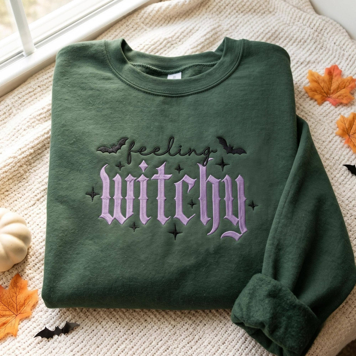 Feeling Witchy Embroidered Sweatshirt
