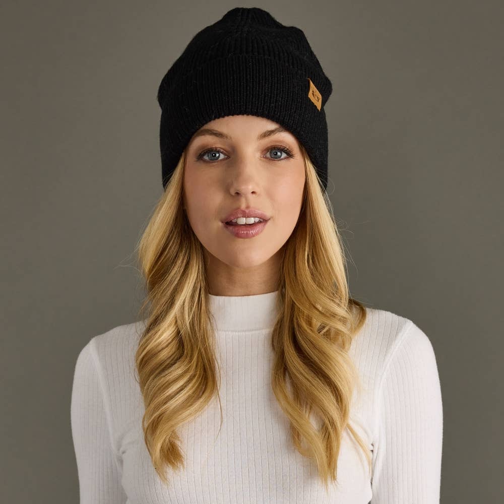 Black Knit Beanie