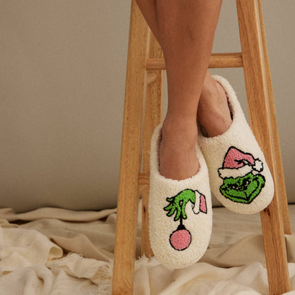 Grinch House Slippers