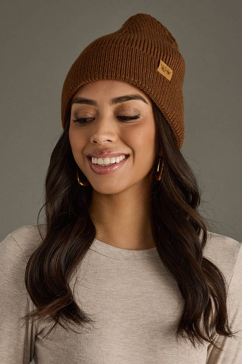 Brown Knit Beanie