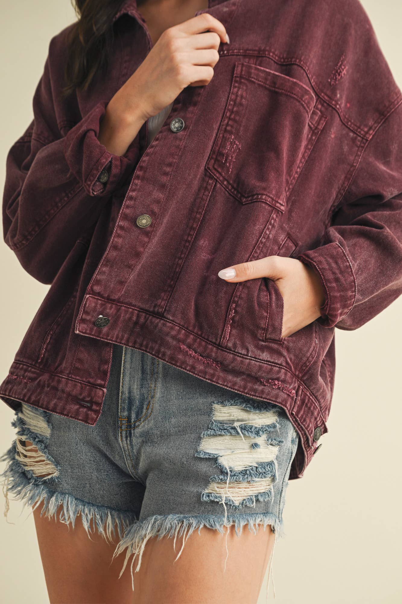 BACK PLEATED JACKET