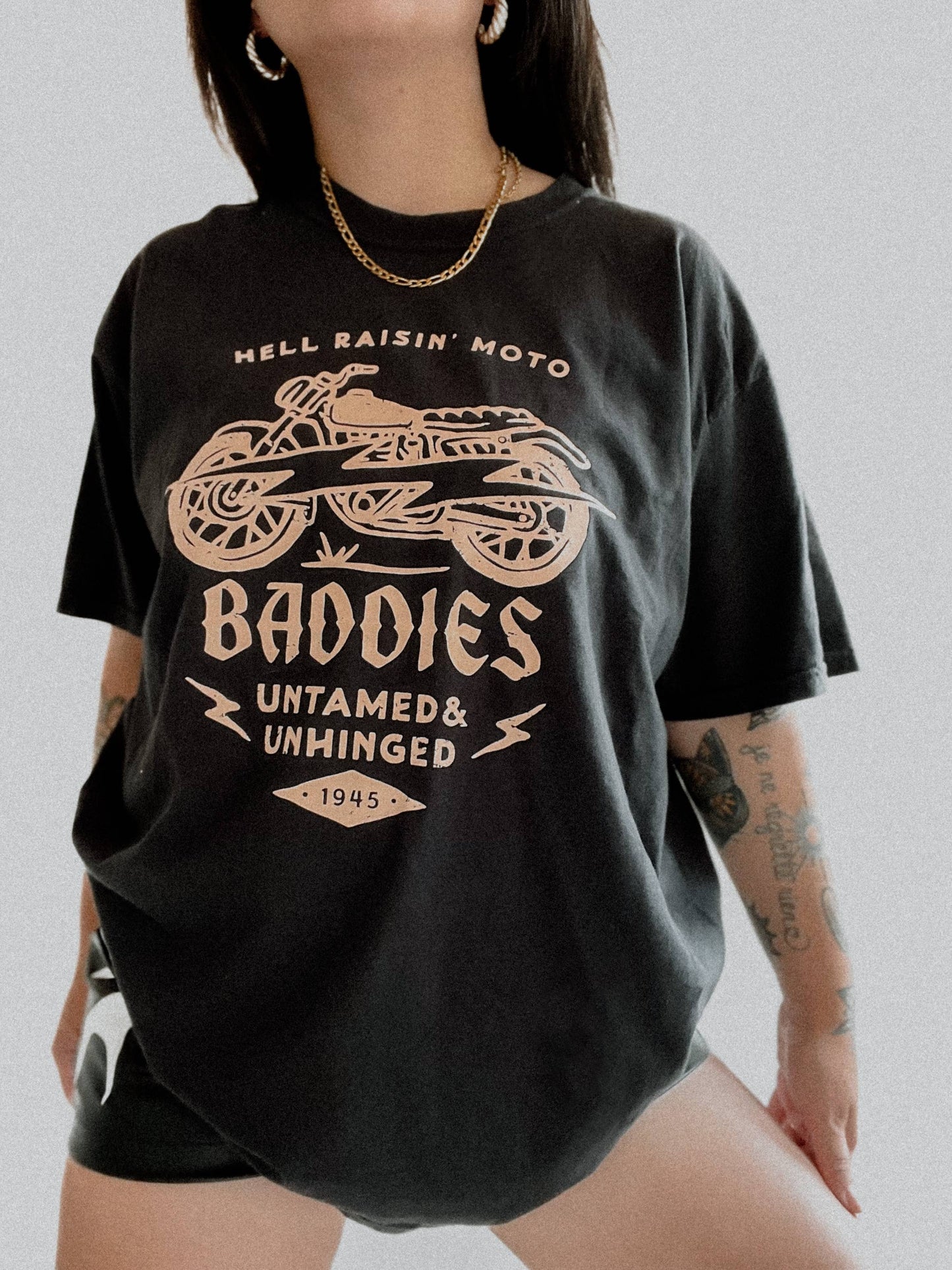 Hell Raisin' Moto Baddies Graphic Tee