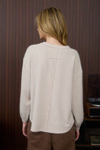FUZZY KNIT LONG SLEEVE (two colors)